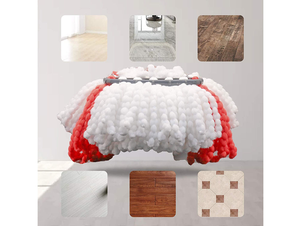 Rotacinės šluostės kasetės keitimas "vileda turbo