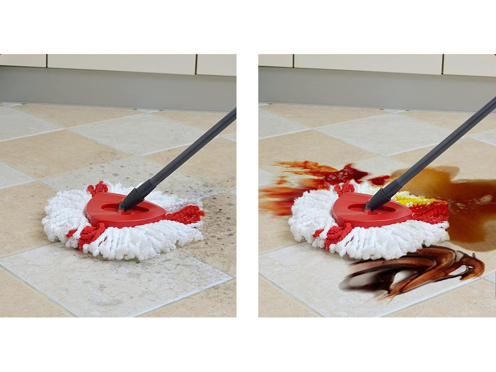 Rotacinės šluostės kasetės keitimas "vileda turbo