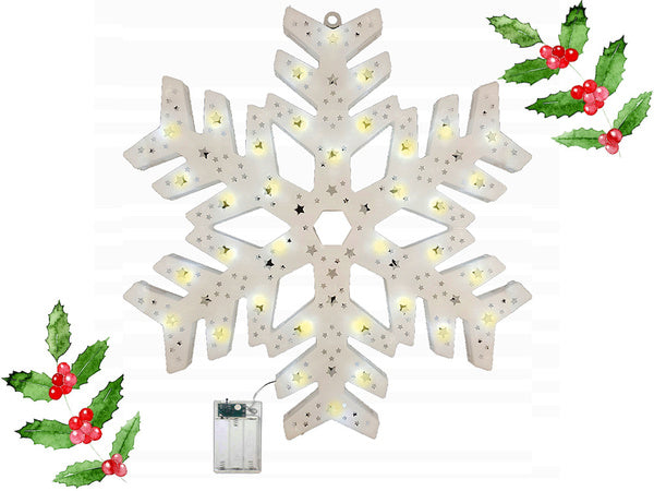 Led langų dekoracijos 40cm žvaigždės