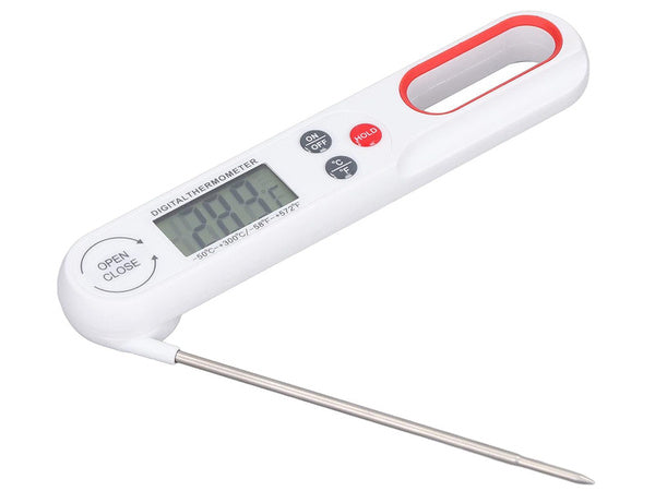 Lcd virtuvinis kaiščių termometras vyno 300°c sriubų virimas, Baltas, Szín, Fehér