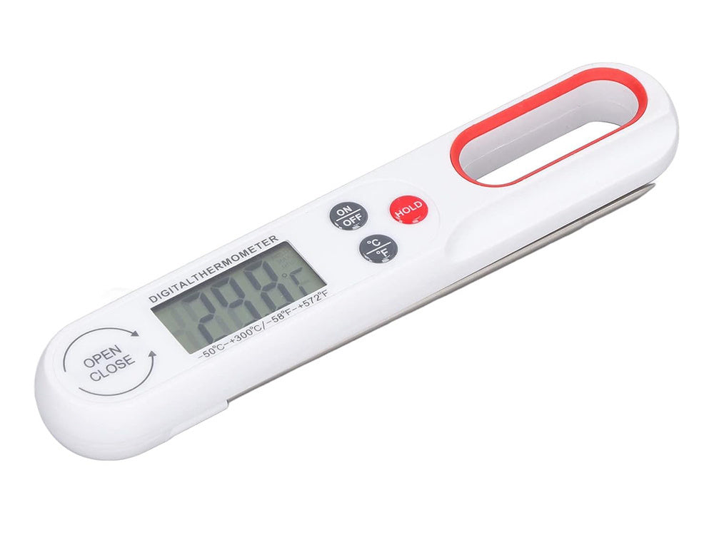 Lcd virtuvinis kaiščių termometras vyno 300°c sriubų virimas, Baltas, Szín, Fehér