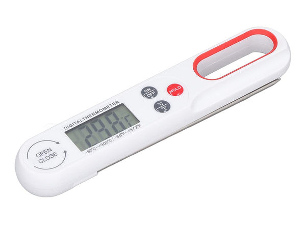 Lcd virtuvinis kaiščių termometras vyno 300°c sriubų virimas, Baltas, Szín, Fehér