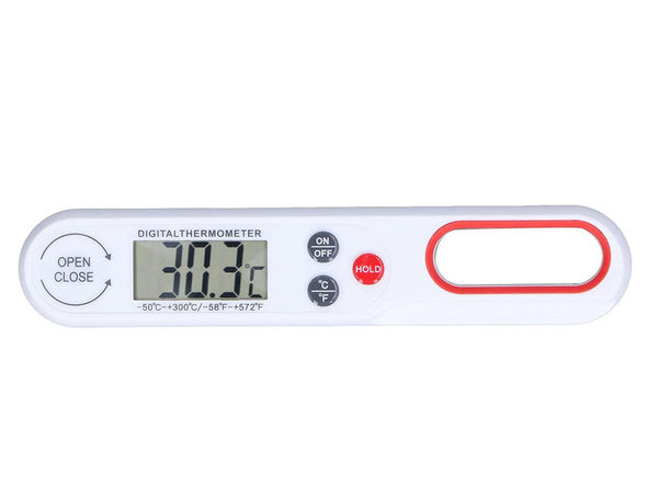 Lcd virtuvinis kaiščių termometras vyno 300°c sriubų virimas, Baltas, Szín, Fehér