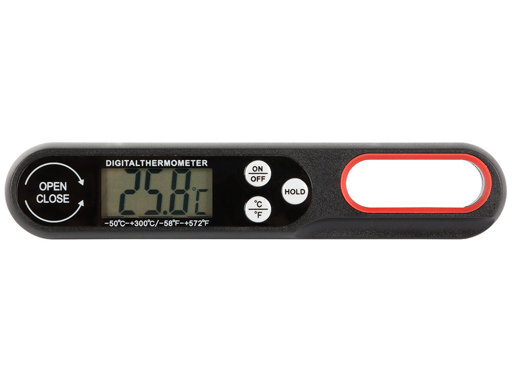 Lcd virtuvinis kaiščių termometras vyno 300°c sriubų virimas, Juoda, Szín, Fekete