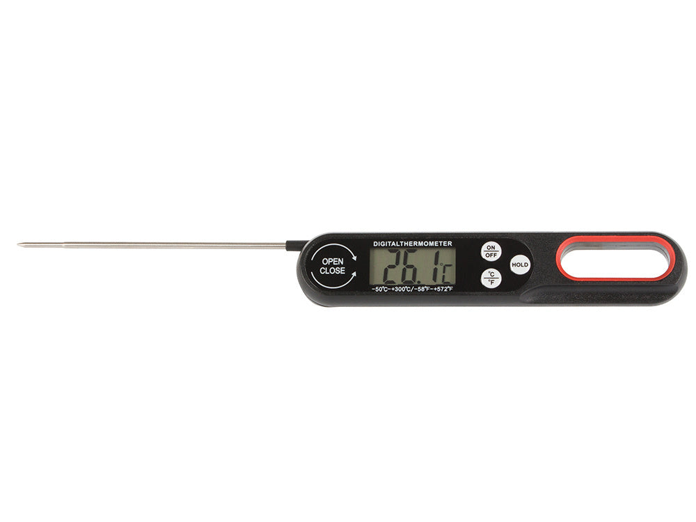 Lcd virtuvinis kaiščių termometras vyno 300°c sriubų virimas, Juoda, Szín, Fekete