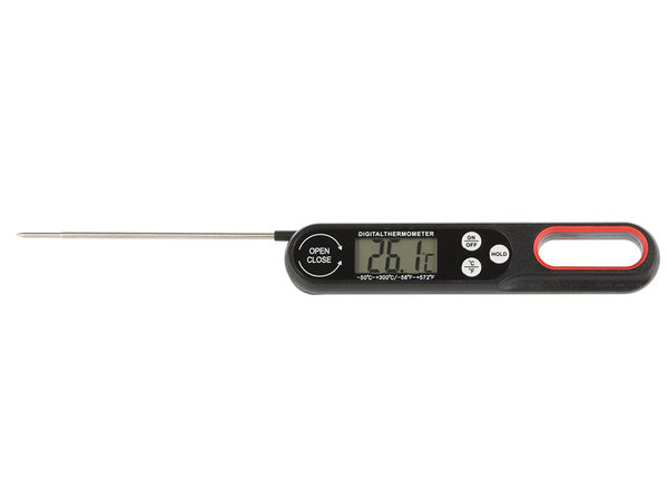 Lcd virtuvinis kaiščių termometras vyno 300°c sriubų virimas, Juoda, Szín, Fekete