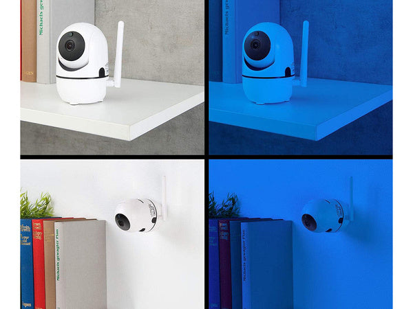 Ip kamera wifi elektroninė auklė pasukama hd garso namų vidaus