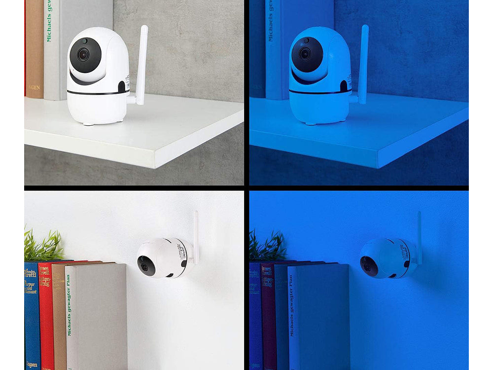 Ip kamera wifi elektroninė auklė pasukama hd garso namų vidaus