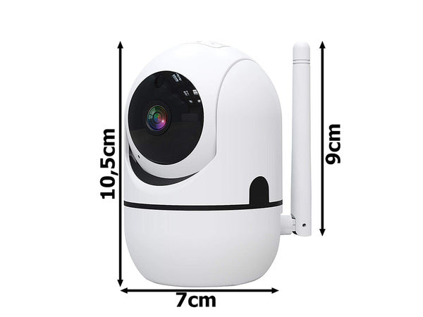 Ip kamera wifi elektroninė auklė pasukama hd garso namų vidaus