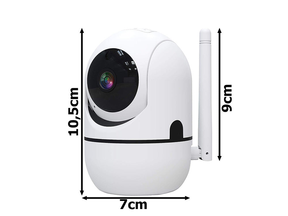Ip kamera wifi elektroninė auklė pasukama hd garso namų vidaus