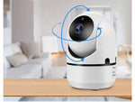 Ip kamera wifi elektroninė auklė pasukama hd garso namų vidaus