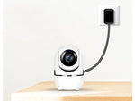 Ip kamera wifi elektroninė auklė pasukama hd garso namų vidaus