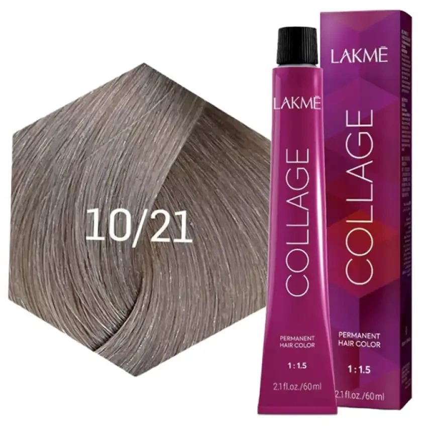 Lakme Collage 10/21 ilgalaikiai plaukų dažai 60 ml