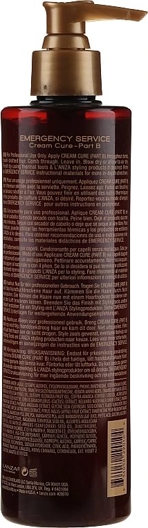 L'ANZA Keratin Healing Oil Emergency Service Part B atstatomoji priemonė 295 ml