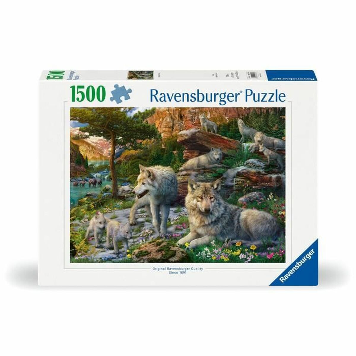 Dėlionė Ravensburger Wolves in Spring