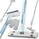 Plokščių mopas su spray spray window washer 3x trinkelės 2in1