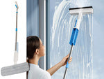 Plokščių mopas su spray spray window washer 3x trinkelės 2in1