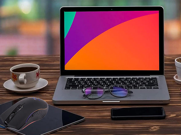Laidinė optinė pelė nešiojamam kompiuteriui rgb žaidimų pelė