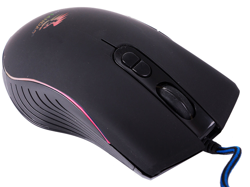 Laidinė optinė pelė nešiojamam kompiuteriui rgb žaidimų pelė