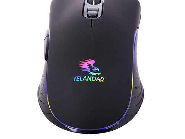 Laidinė optinė pelė nešiojamam kompiuteriui rgb žaidimų pelė