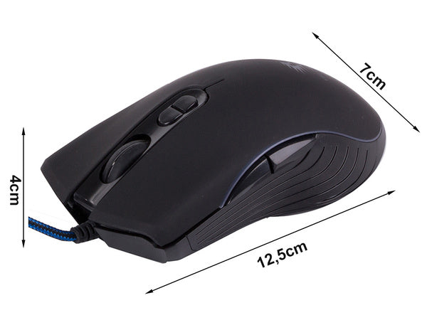 Laidinė optinė pelė nešiojamam kompiuteriui rgb žaidimų pelė