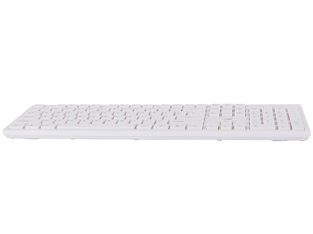 Klaviatūros ir pelės belaidės pelės rinkinys tylus skaitmeninis usb, Baltas, Szín, Fehér