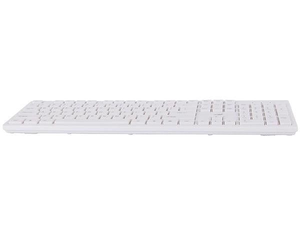 Klaviatūros ir pelės belaidės pelės rinkinys tylus skaitmeninis usb, Baltas, Szín, Fehér