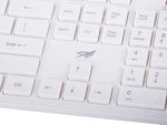 Klaviatūros ir pelės belaidės pelės rinkinys tylus skaitmeninis usb, Baltas, Szín, Fehér