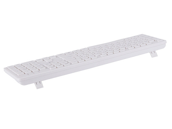 Klaviatūros ir pelės belaidės pelės rinkinys tylus skaitmeninis usb, Baltas, Szín, Fehér