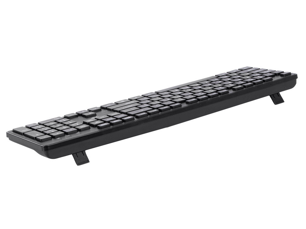 Klaviatūros ir pelės belaidės pelės rinkinys tylus skaitmeninis usb, Juoda, Szín, Fekete