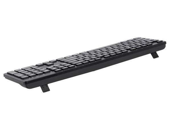 Klaviatūros ir pelės belaidės pelės rinkinys tylus skaitmeninis usb, Juoda, Szín, Fekete
