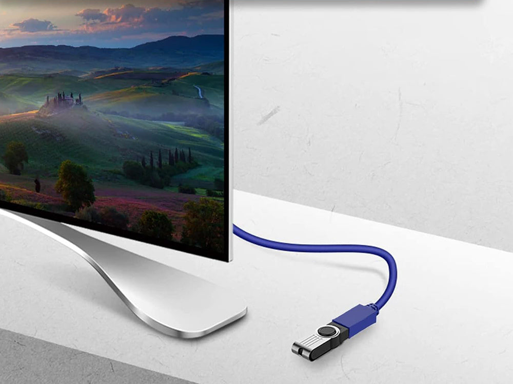 Usb 3.0 adapterio ekranuotas kabelis 1,5 m