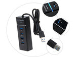 Koncentratorius usb 3.0 prievadų skirstytuvas 4 prievadų skirstytuvo adapterio adapteris
