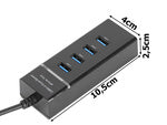 Koncentratorius usb 3.0 prievadų skirstytuvas 4 prievadų skirstytuvo adapterio adapteris
