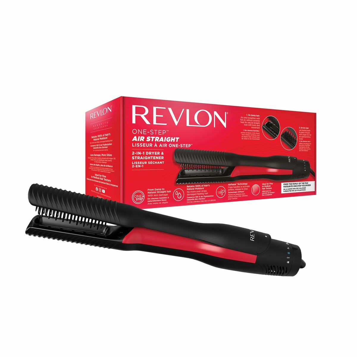 Plaukų tiesintuvas Revlon RVDR5330 Juoda 1000 W