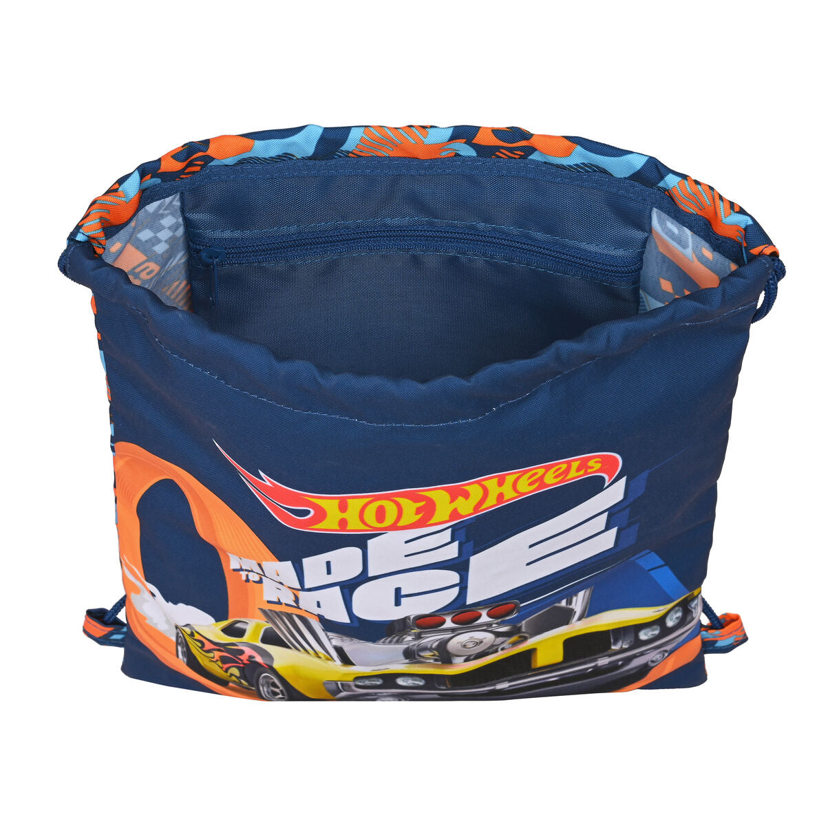 Kuprinė su virvutėmis Hot Wheels Speed club Oranžinė (26 x 34 x 1 cm)