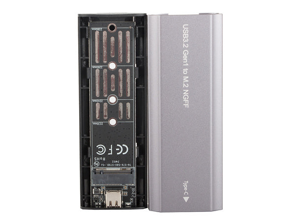 Kietojo disko adapterio dėžutė m.2 sata ngff usb 3.1 usb typ-c 2230-2280mm