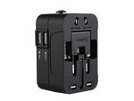 Adaptieriaus kištukinis jungiklis uk usa eu aus universal 2x usb worldwide