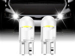 W5w t10 white cristalic led automobilių šviesos 2 vnt komponentas