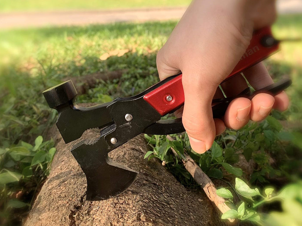 Multitool daugiafunkcinis įrankis 17in1 survival plaktukas-smulkintuvas kombainai