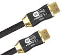 Hdmi 2.1 video kabelys ultra didelio greičio 8k 60hz 4k 120hz hq gold 1,5 m