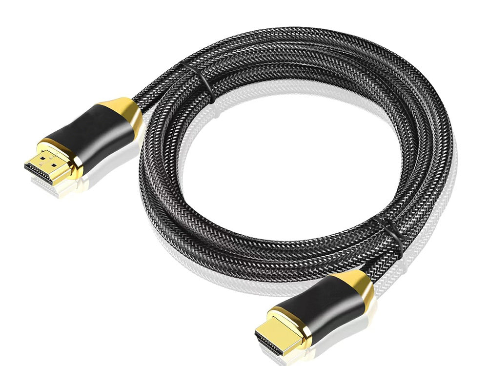 Hdmi 2.1 video kabelys ultra didelio greičio 8k 60hz 4k 120hz hq gold 1,5 m
