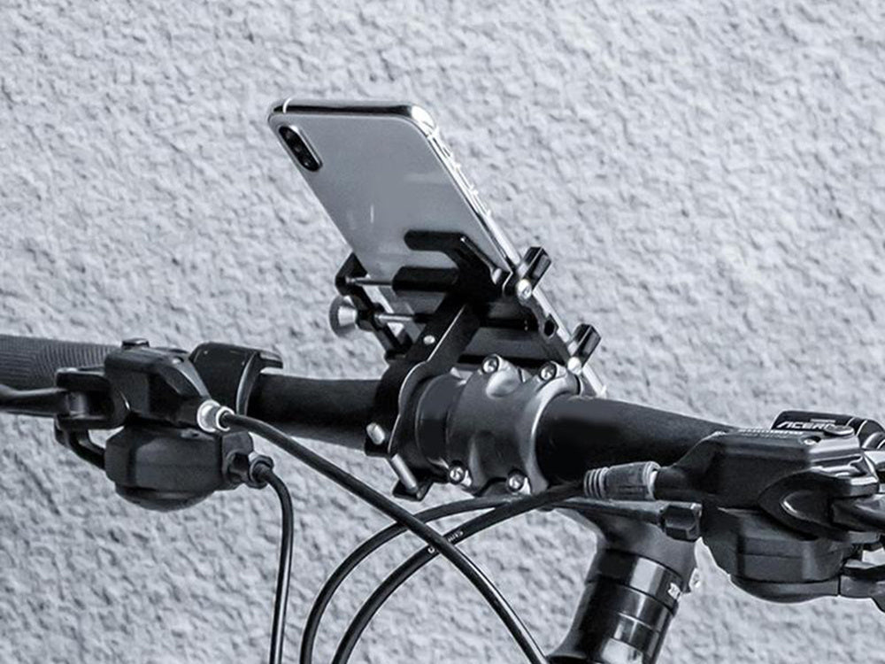 Tvirtas dviračio laikiklis telefonui telefono spaustukas saugus sukibimas
