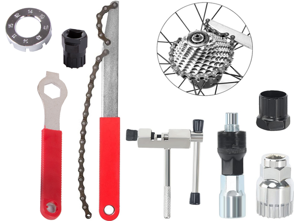 Dviračių įrankių rinkinys alkūnės grandinės veržliaraktis be žvaigždutės