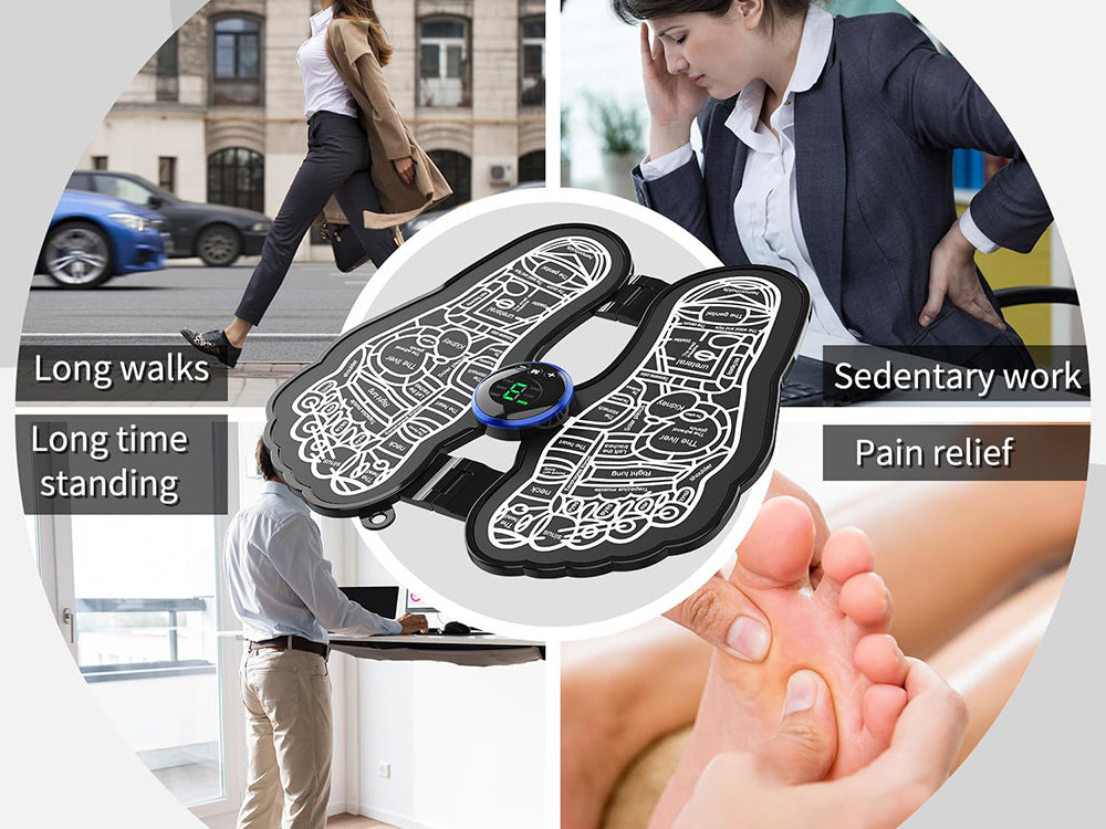 Ems pėdų masažuoklis kilimėlis elektrostimuliatorius raumenų stimuliatorius kraujotakos stimuliacijai