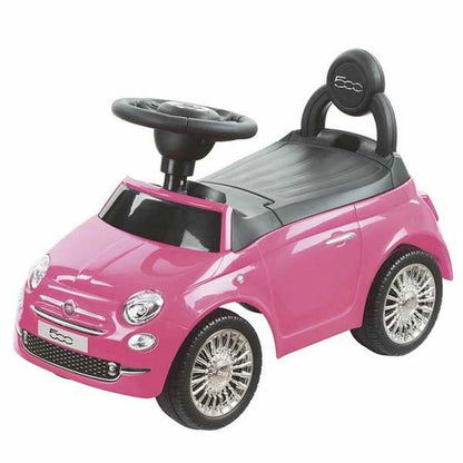 Triratis RIDE ON CAR FIAT 500 PINK Rožinė