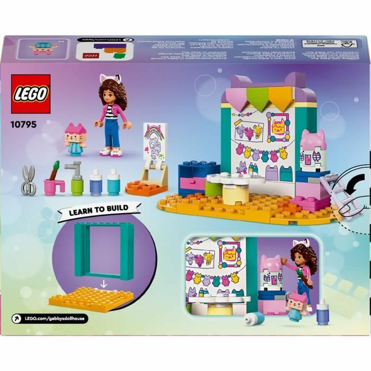 Statybos rinkinys Lego Gabby's Magical Dollhouse Spalvotas