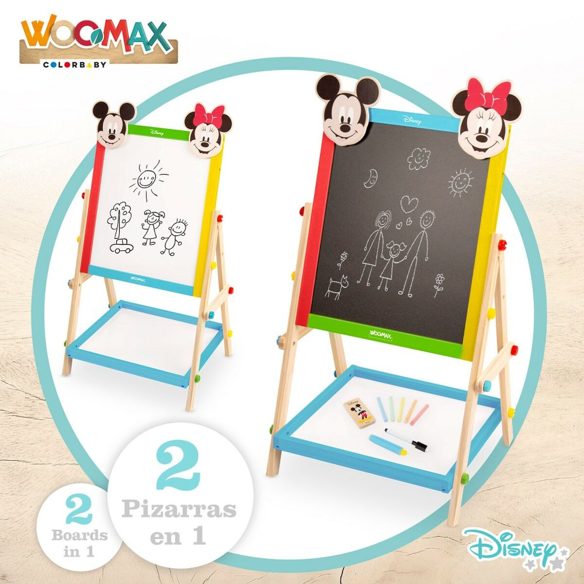 Lenta du viename Disney 5 Dalys 4 vnt. 40 x 64,5 x 31,5 cm