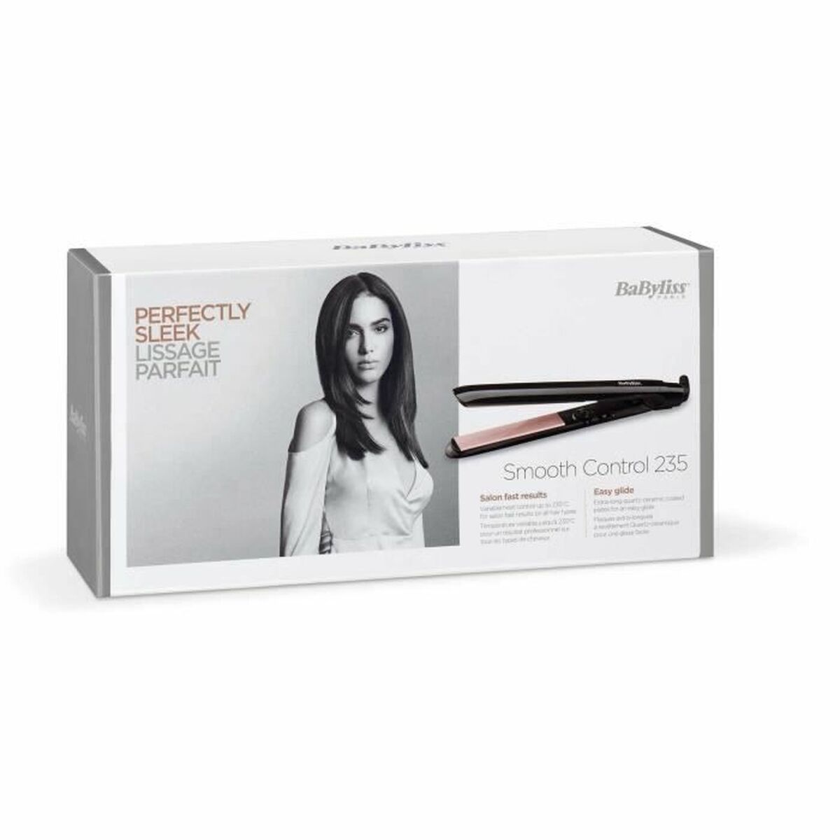 Plaukų tiesintuvas Babyliss Smooth Control 235 Juoda