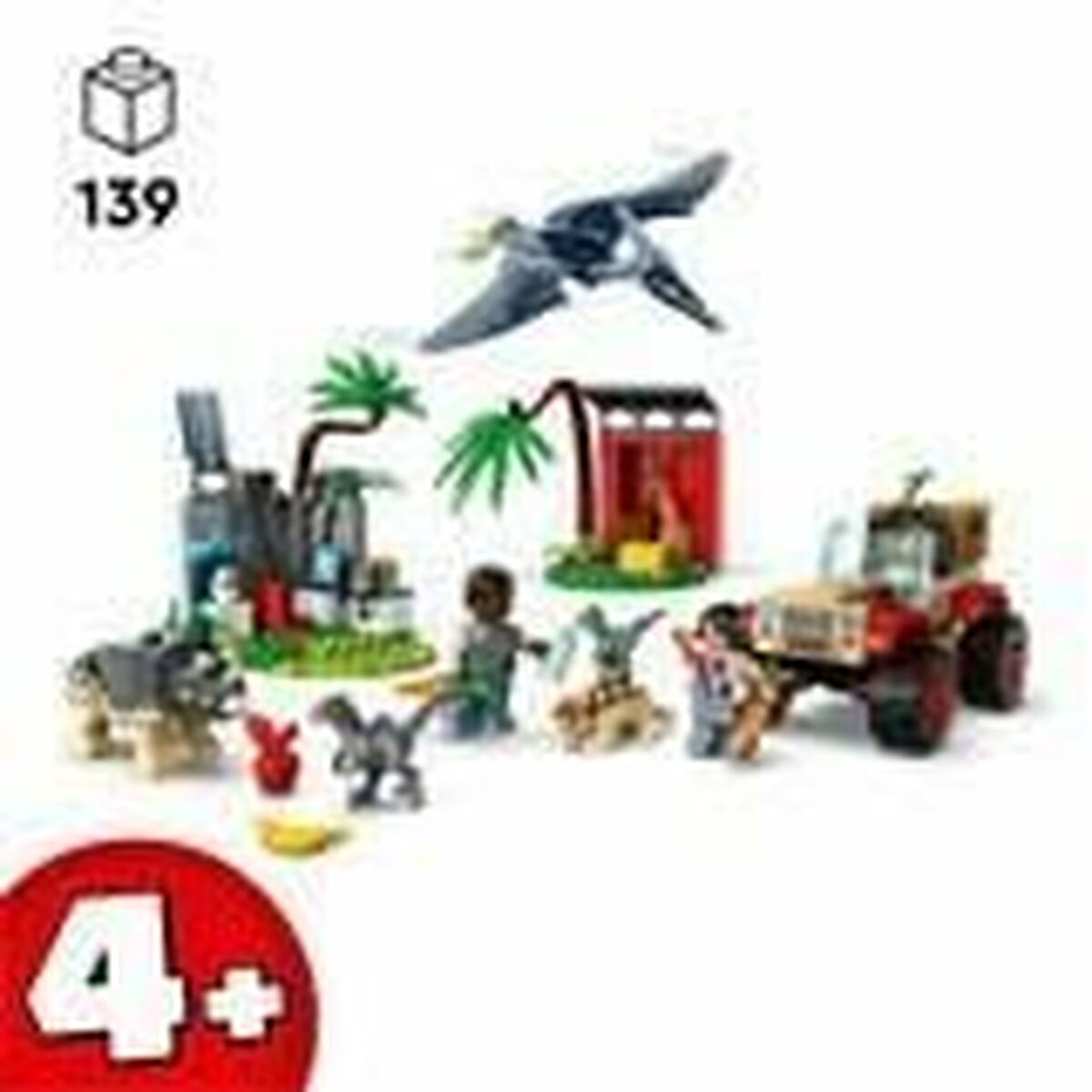 Statybos rinkinys Lego 76963 Jurassic World Baby Dinosaur Rescue Center Spalvotas